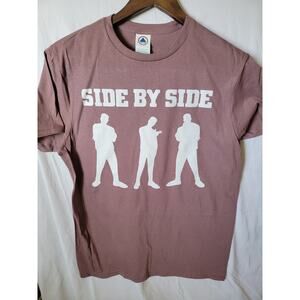 Side by Side   band   t shirt size   Medium Mauve